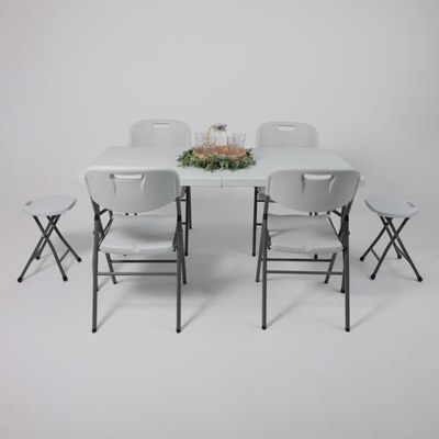 Стол складной AksHome 152x76x74 (белый)