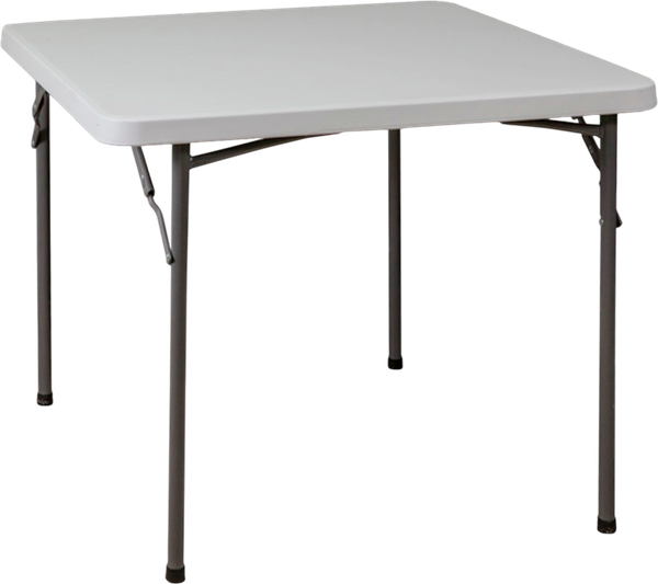 Стол складной AksHome 86x86x74 (белый) - фото