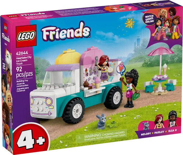 Конструктор Lego Friends Грузовик с мороженым в Хартлейк-сити 42644 - фото