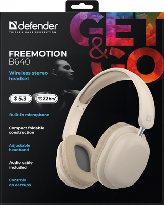 Беспроводные наушники Defender FreeMotion B640 / 63642