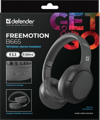 Беспроводные наушники Defender FreeMotion B665 / 63665