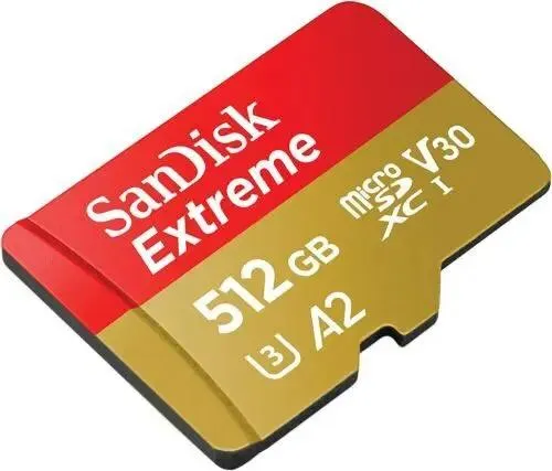 Карта памяти SanDisk Extreme MicroSDXC 512GB (SDSQXAV-512G-GN6MN)