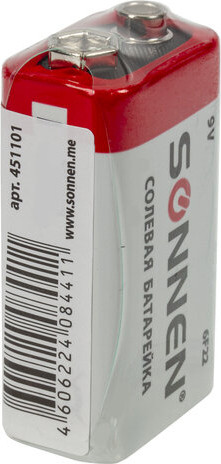 Батарейка Sonnen Крона 6F22 9В