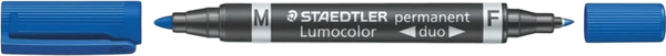 Маркер перманентный Staedtler Люмоколор двусторонний 348 B-3 - фото