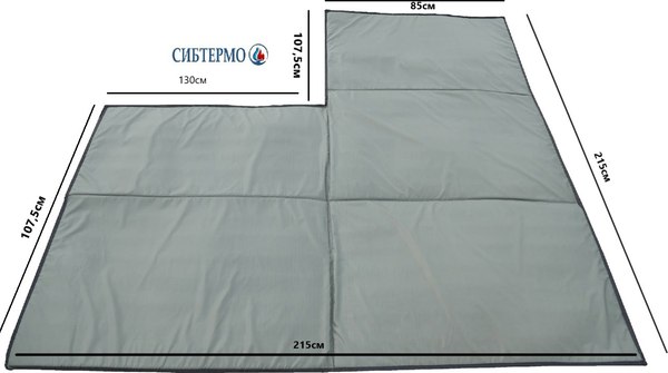 Пол для палатки СИБТЕРМО 215x215 / 01320299
