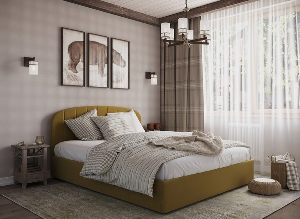 Двуспальная кровать Moon Family 1262 / MF012370