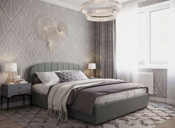 Двуспальная кровать Moon Family 1262 / MF012420