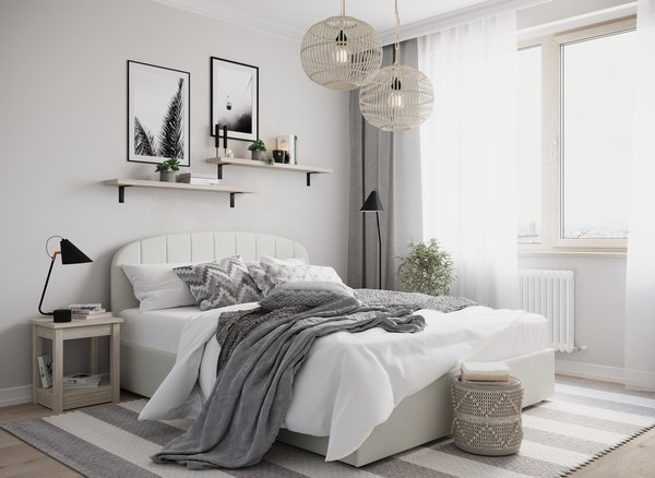 Двуспальная кровать Moon Family 1262 / MF012480