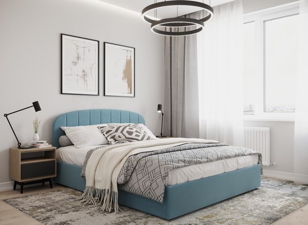 Двуспальная кровать Moon Family 1262 / MF012321