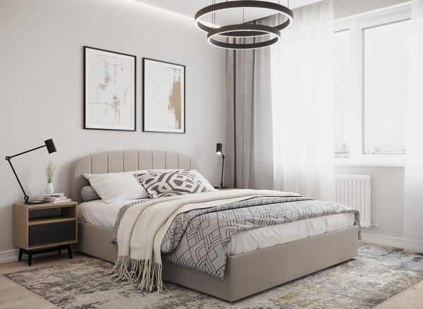 Двуспальная кровать Moon Family 1262 / MF012381