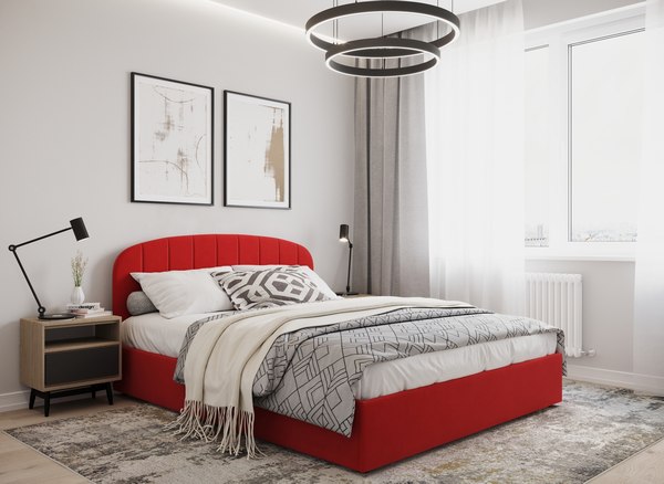 Двуспальная кровать Moon Family 1262 / MF012491