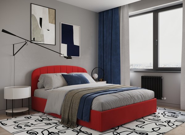 Двуспальная кровать Moon Family 1262 / MF012491