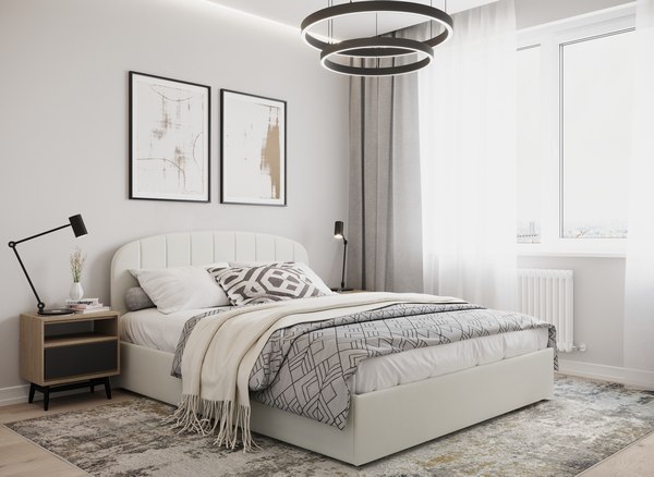 Двуспальная кровать Moon Family 1262 / MF012481