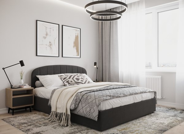 Двуспальная кровать Moon Family 1262 / MF012261