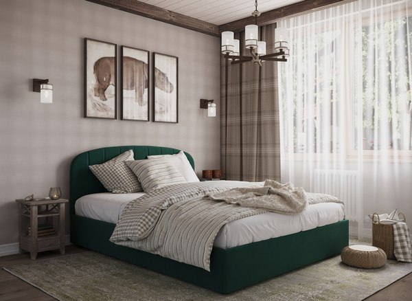 Двуспальная кровать Moon Family 1262 / MF012352