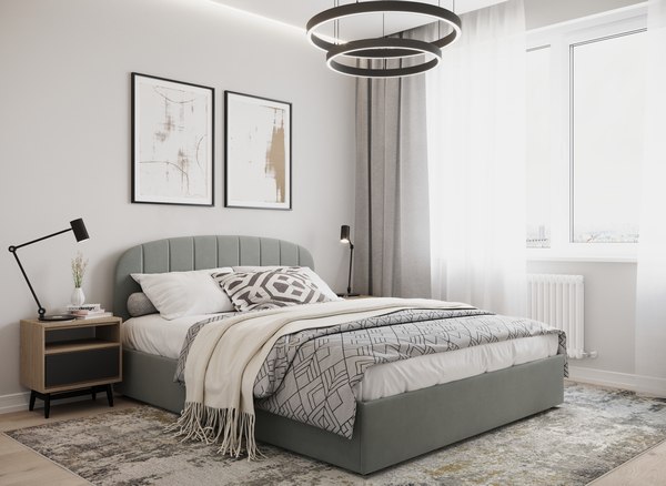 Двуспальная кровать Moon Family 1262 / MF012422