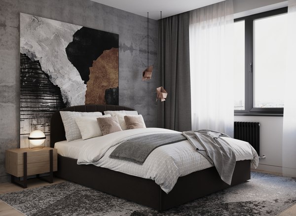 Двуспальная кровать Moon Family 1262 / MF012243