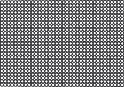 Коврик грязезащитный Sundays Home Ячейка 100x150x1.6см / 92246