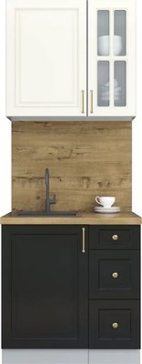 Кухонный гарнитур Интерлиния Мила Шато 0.8А - фото