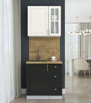 Кухонный гарнитур Интерлиния Мила Шато 0.8А