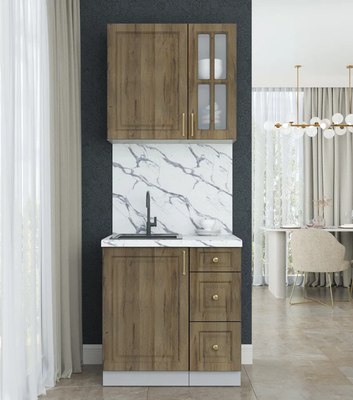 Кухонный гарнитур Интерлиния Мила Шато 0.8А