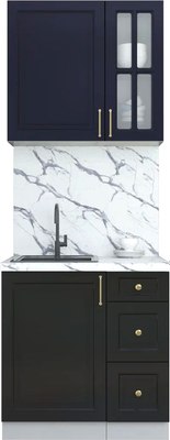 Кухонный гарнитур Интерлиния Мила Шато 0.8А - фото