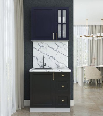 Кухонный гарнитур Интерлиния Мила Шато 0.8А