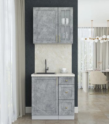 Кухонный гарнитур Интерлиния Мила Шато 0.8А