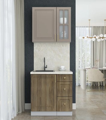 Кухонный гарнитур Интерлиния Мила Шато 0.8А