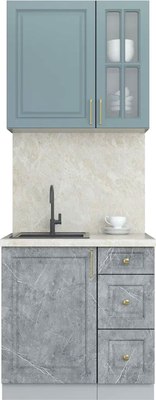 Кухонный гарнитур Интерлиния Мила Шато 0.8А - фото