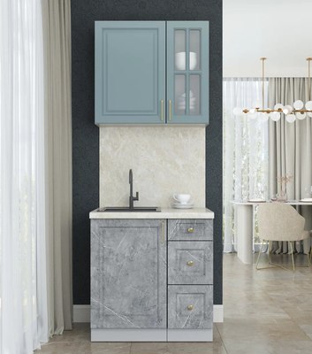 Кухонный гарнитур Интерлиния Мила Шато 0.8А