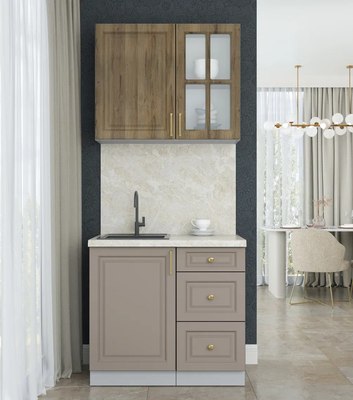 Кухонный гарнитур Интерлиния Мила Шато 0.9А