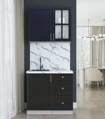 Кухонный гарнитур Интерлиния Мила Шато 0.9А