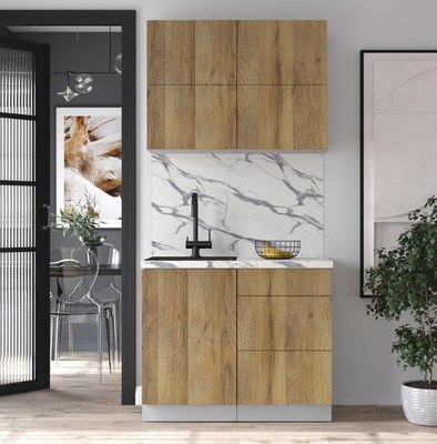 Кухонный гарнитур Интерлиния Мила Шато 1.0А