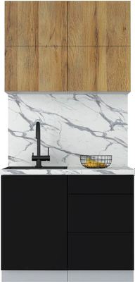 Кухонный гарнитур Интерлиния Мила Шато 1.0А - фото