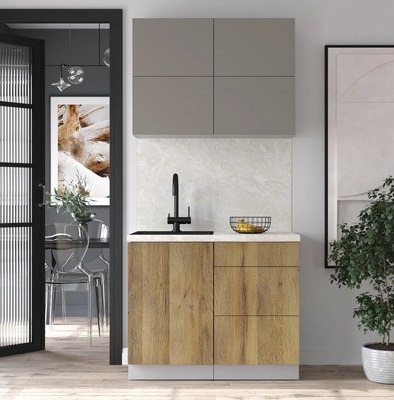 Кухонный гарнитур Интерлиния Мила Шато 1.0А