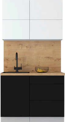 Кухонный гарнитур Интерлиния Мила Шато 1.1А - фото