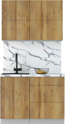 Кухонный гарнитур Интерлиния Мила Шато 1.1А - фото