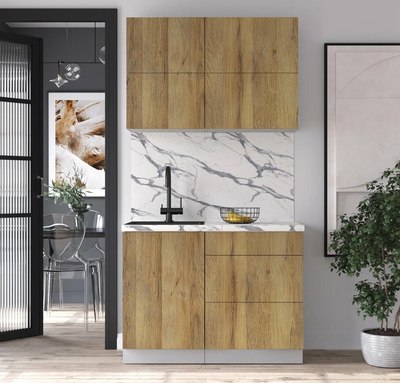 Кухонный гарнитур Интерлиния Мила Шато 1.1А