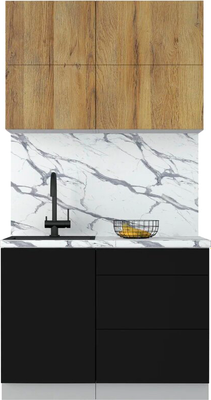 Кухонный гарнитур Интерлиния Мила Шато 1.1А - фото