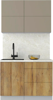 Кухонный гарнитур Интерлиния Мила Шато 1.1А - фото