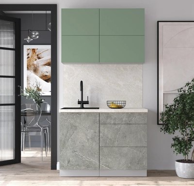 Кухонный гарнитур Интерлиния Мила Шато 1.1А