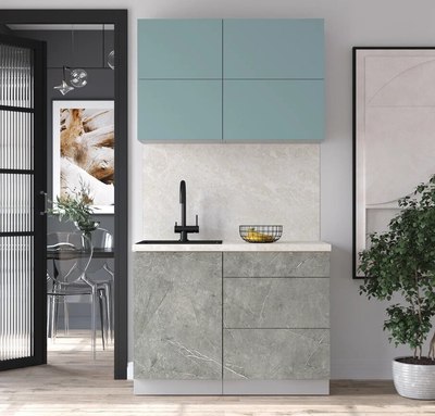 Кухонный гарнитур Интерлиния Мила Шато 1.1А