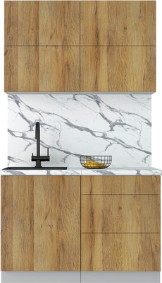 Кухонный гарнитур Интерлиния Мила Шато 1.2А - фото