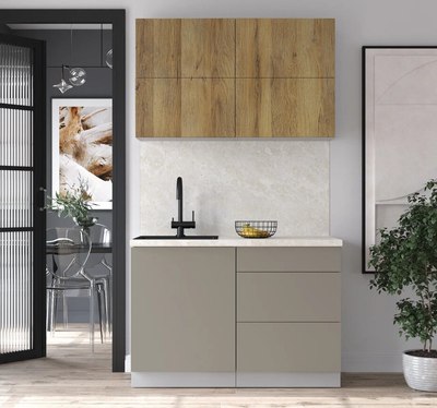 Кухонный гарнитур Интерлиния Мила Шато 1.2А