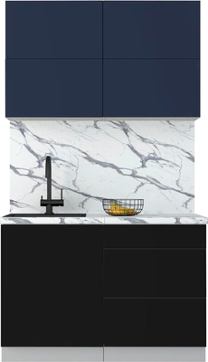 Кухонный гарнитур Интерлиния Мила Шато 1.2А - фото