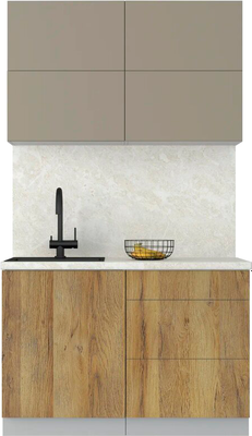 Кухонный гарнитур Интерлиния Мила Шато 1.2А - фото