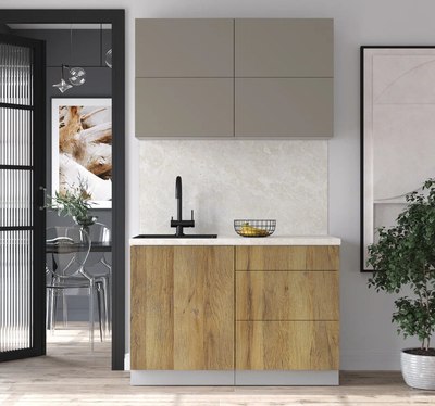 Кухонный гарнитур Интерлиния Мила Шато 1.2А