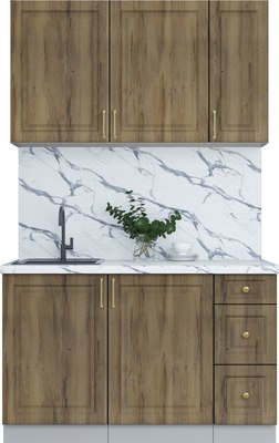 Кухонный гарнитур Интерлиния Мила Шато 1.3А - фото