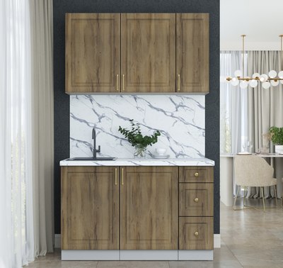 Кухонный гарнитур Интерлиния Мила Шато 1.3А